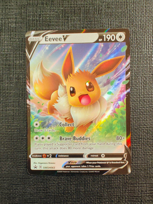 Eevee V SWSH065 Sword & Shield Promo Ultra Rare