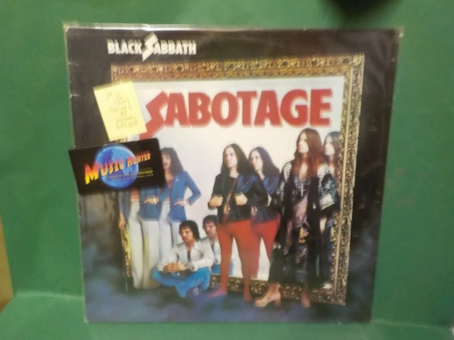 BLACK SABBATH - SABOTAGE M-/EX+ IRLANTI 1982 LP