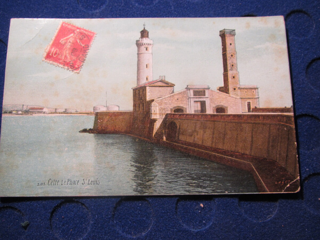 Cette Le Phare st.Louis.Majakka.Postikortti