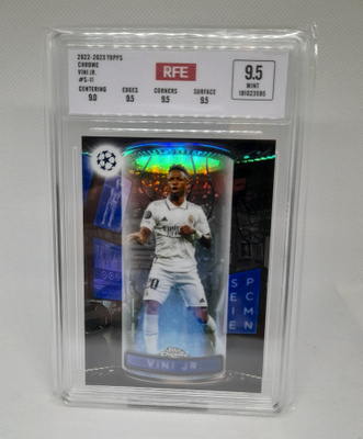 Vinicius jr, Real Madrid - PSA/RFE graded 9,5 : Topps Chrome