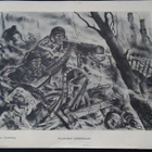Konekivääri Hyökkäyksessä Jatkosota A.Lindeberg 1942 Piirros - pikkukuva 1