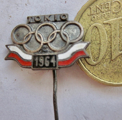 VANHA Merkki Olympia 1964 Tokyo Puola Poland NOC