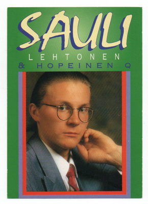 Tangokuningas SAULI LEHTONEN 1975-1995 Aito nimikirjoitus.