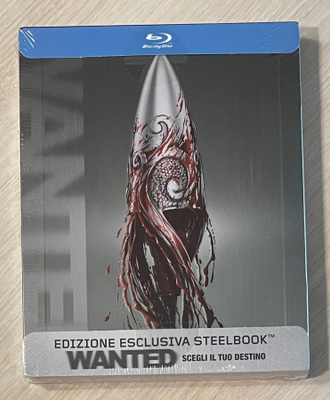 Wanted (2008) Limited Steelbook (UUSI)