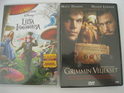 Liisa Ihmemaassa – Grimmin veljekset DVD Matt Damon