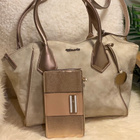 RIVER ISLAND upea ruusukulta nude valk tilava  lompakko - pikkukuva 2