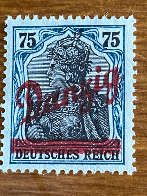 SAKSA DANZIG 1920 MERKKI**