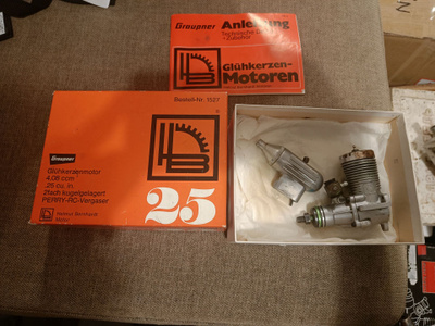 graupner hb 25 rc engine