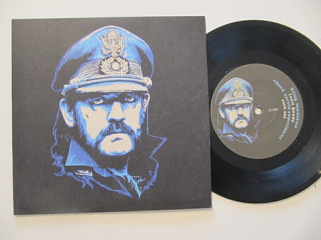 King Mastino Tribute To Lemmy Kilmister 7" sinkku Musta
