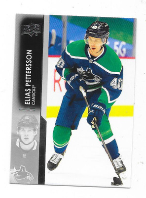 2021-22 Upper Deck #179 Elias Pettersson , Vancouver Canucks