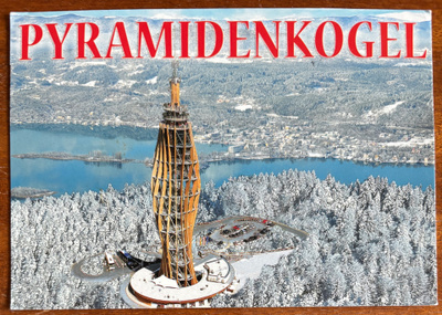 Pyramidenkogel- näköalatorni Kärntenissä Itävallassa