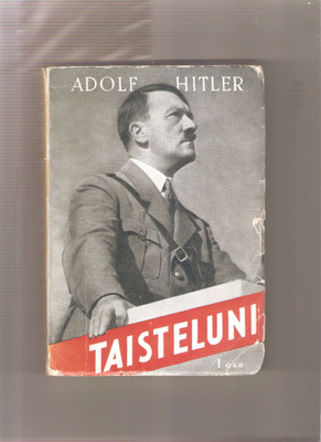 Hitler: Taisteluni 1 - 2,WSOY 1941,1.painos molemmat,nid,K3