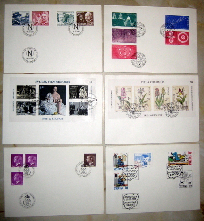 Laadukkaat Ruotsi FDC-kuoret 25 kpl.tta (43)