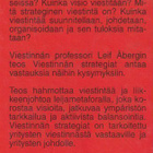 Leif Åberg: Viestinnän strategiat - pikkukuva 3