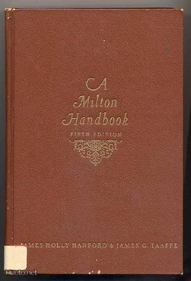 Hanford, James, Holly & J.G.Taaffe: A Milton Handbook (1970)