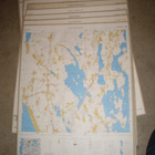 HIIDENKYLÄ Topografinen kartta Pihtipudas Haapajärvi 72x54cm - pikkukuva 3