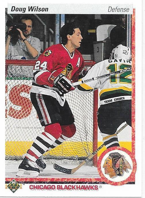 1990-91 Upper Deck #223 Doug Wilson Chicago Blackhawks