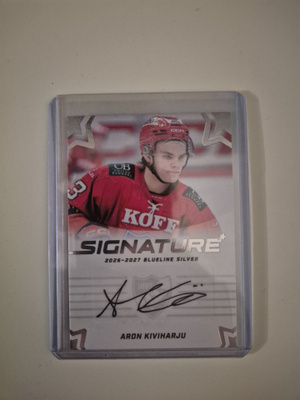 Aron Kiviharju - Signature Silver 10/80 (Blueline 2026-27)