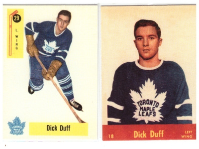 2 x Legenda DICK DUFF Toronto Maple Leafs 02-03 Parkhurst