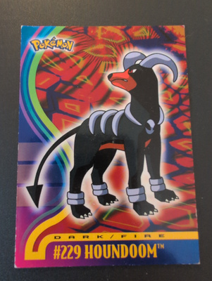 Houndoom Pokemon Topps Johto
