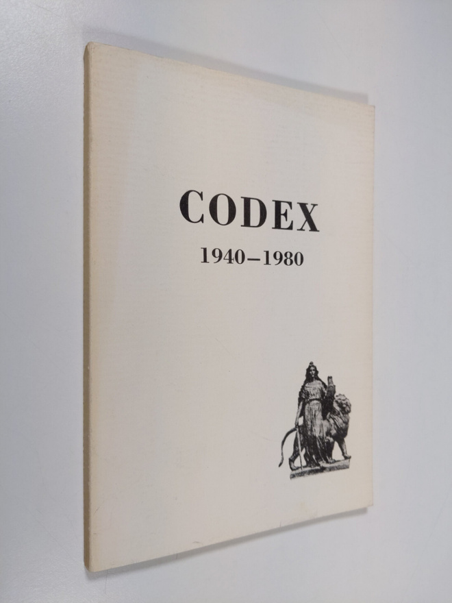 Juristklubben Codex 1940-1980 : 40-års jubileum historik