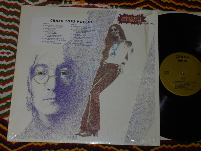 CRASH TOPS Vol. 3 - LP 1972 USA rock  MINT-