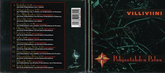 VILLIVIINI . CD-LEVY . POHJANTÄHDEN PALUU