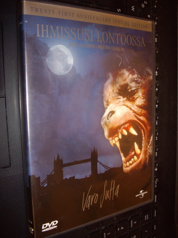 DVD : Ihmissusi Lontoossa ( Ohj. John Landis ) Sis.pk