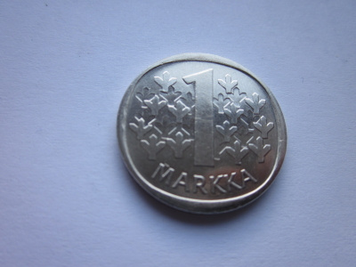 1 markka UNC, v. 1969