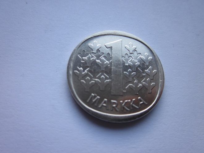 1 markka UNC, v. 1969