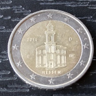 Saksa 2 erikoiseuro HESSEN Paavalinkirkko 2015 2€ juhlaraha - pikkukuva 1