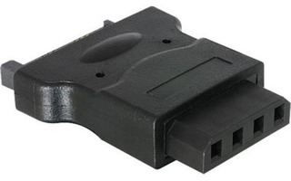 Deltaco SATA kiintolevyn virtasovitin, 4-pin Molex n -SATA u
