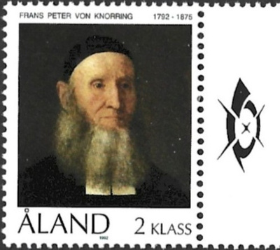 Ål 1992 von Knorring 1. lk välilöpari logo ** LaPe 056