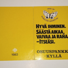 TASKUKALENTERI 1983 OSUUSPANKKI - pikkukuva 1