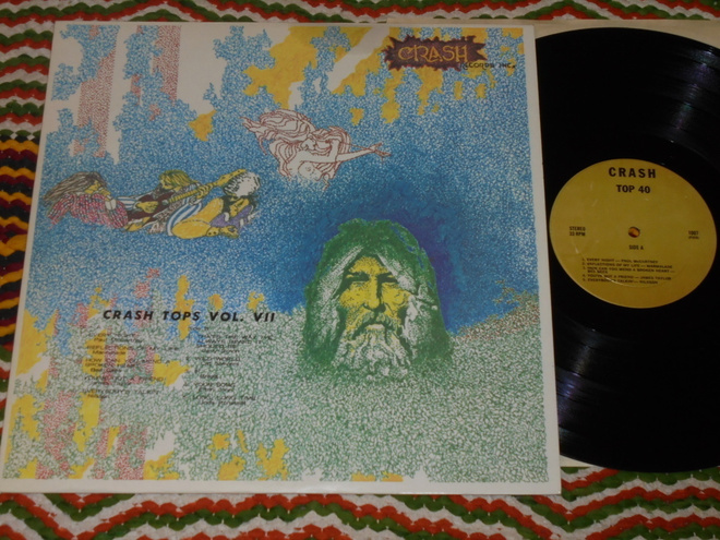 CRASH TOPS Vol. 7 - LP 1972 USA rock  EX