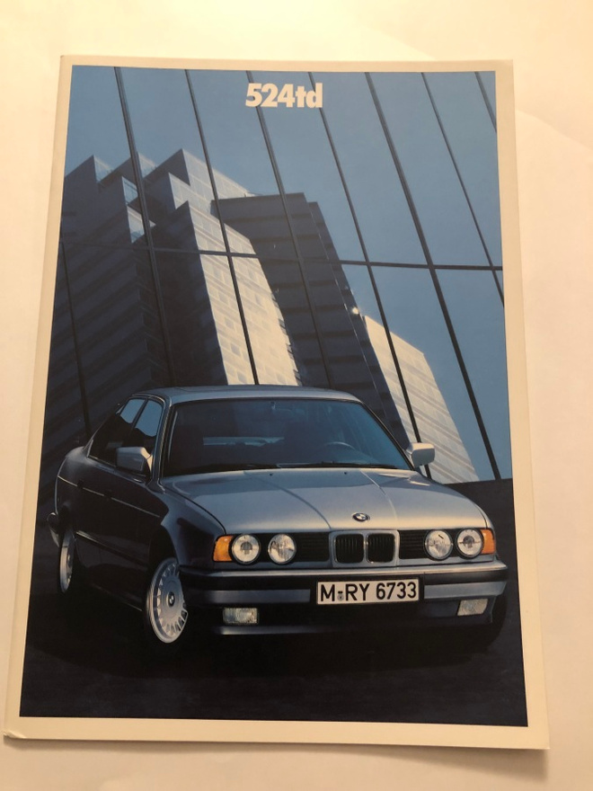 Myyntiesite - BMW 524 td - 2/1989