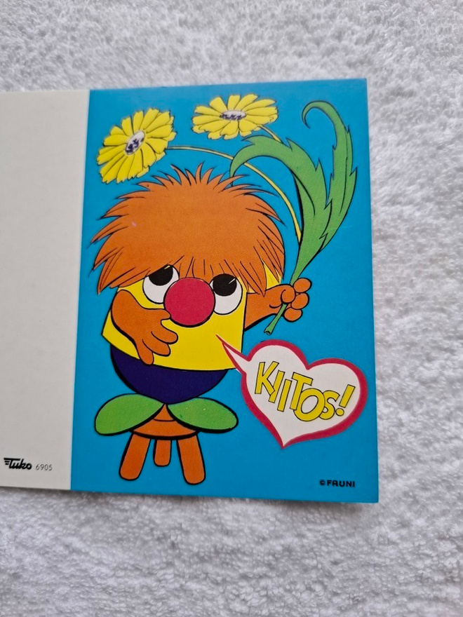 FAUNI Pieni taitettava Postikortti* KIITOS !