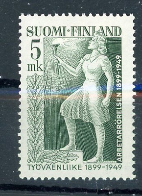 1949 Työväenliike 50 vuotta 5 mk **