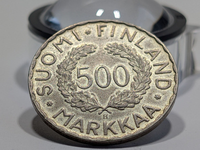 500mk 1952 (hopeaa)