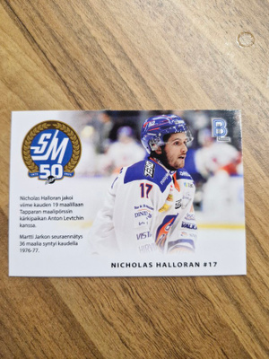 Blueline Tappara match card Nicholas Halloran