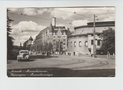 Postikortti HELSINKI, Mannerheimintie, Vanha kortti