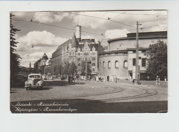 Postikortti  HELSINKI, Mannerheimintie, Vanha kortti