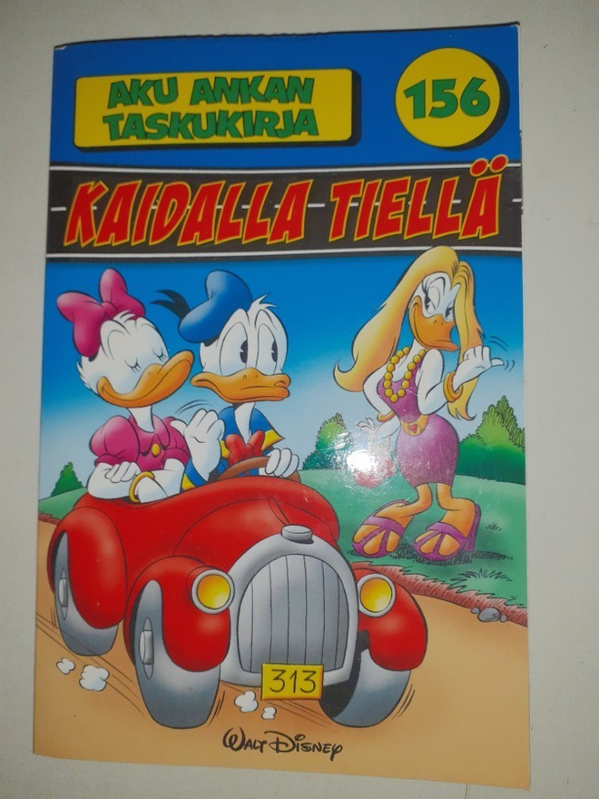 Aku Ankan taskukirja  156 Kaidalla tiellä