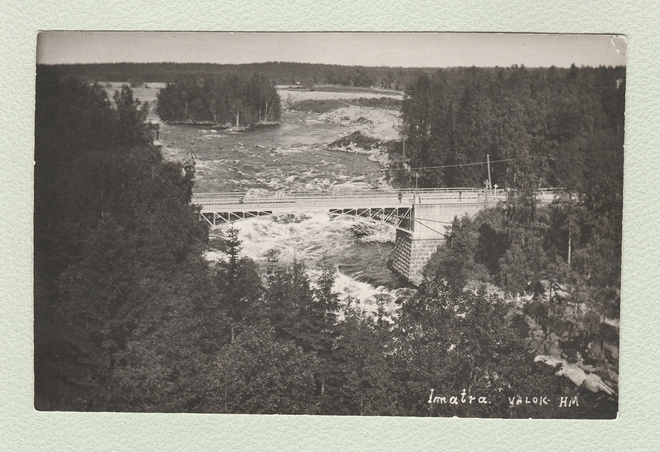 Postikortti Imatrankoskesta 1920-luvulta