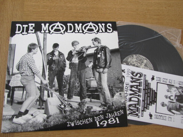 Die Madmans zwischen den jahren 1981 lp + fanzine nroitu