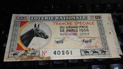 France Ranska Hevoskilpailu arpa 1936