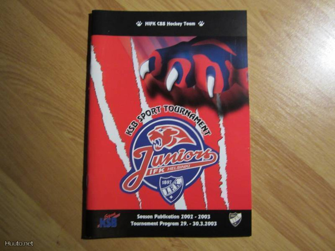 HIFK C88 HOCKEY TEAM SIIM LIIVIK MAX WÄRN  2002-2003