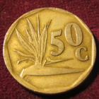 50 cents 1991 Etelä-Afrikka - South Africa - pikkukuva 1