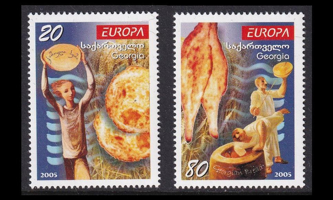 Georgia 482-3 ** Europa gastronomia 2005