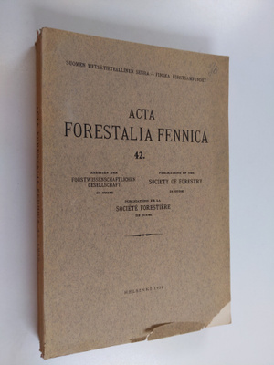 Acta forestalia Fennica 42